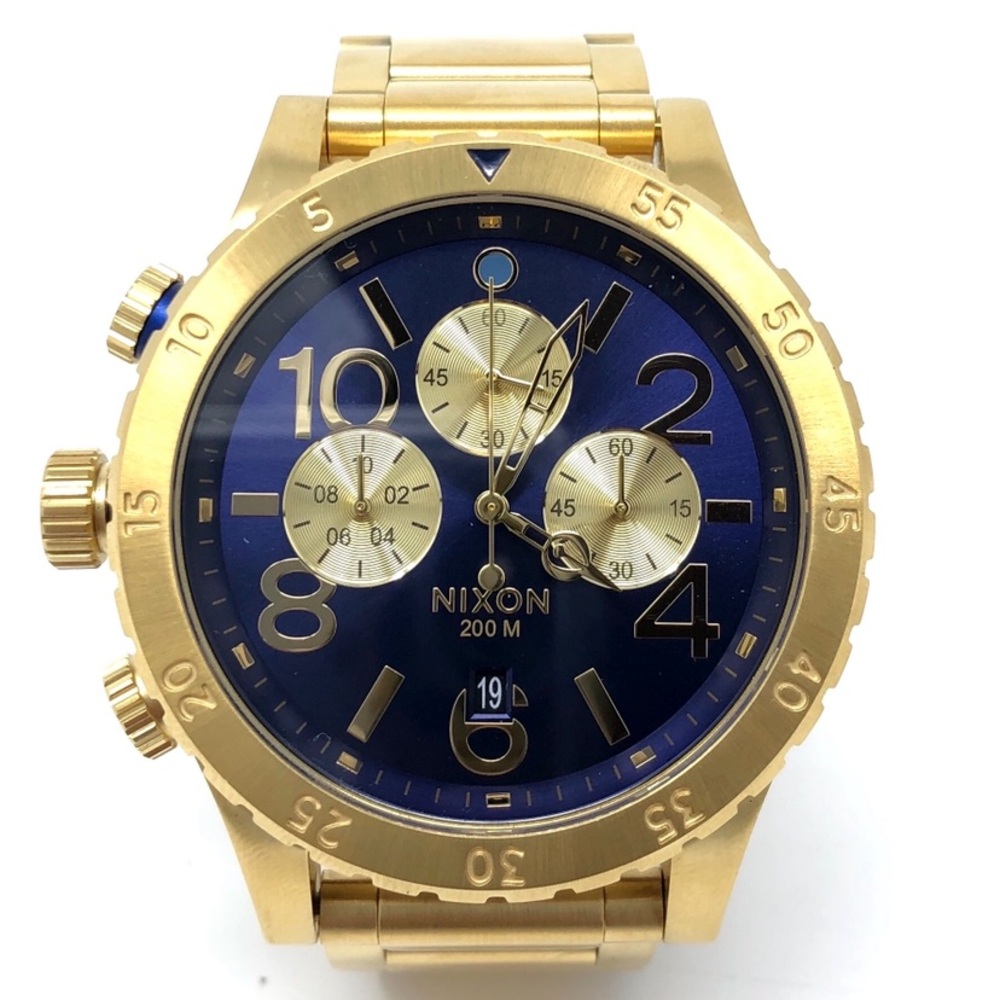 Nixon 48 20 gold blue